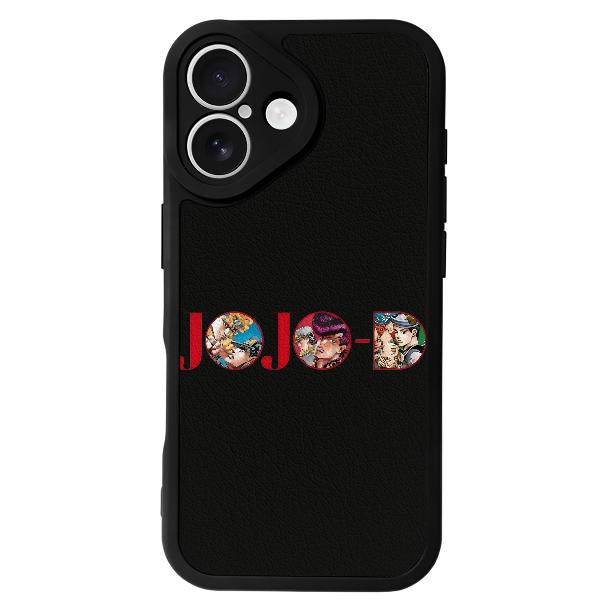 （画像用） ジョジョの奇妙な冒険 JoJo's Bizarre Adventure 【iPhone 16シリーズ対応】シリコンスマホケース（レザー調） 材質：シリコン